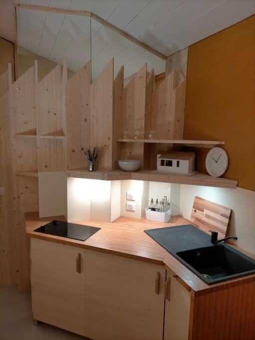 Studio Ambiance Verdoyante Et Vue Sur La Vallee Auzeville-Tolosane Extérieur photo