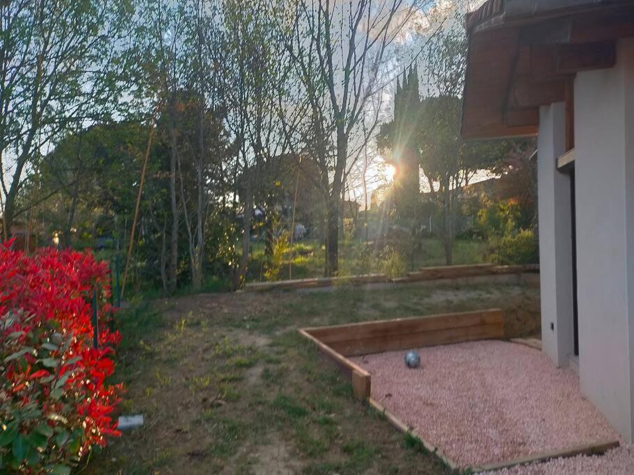Studio Ambiance Verdoyante Et Vue Sur La Vallee Auzeville-Tolosane Extérieur photo