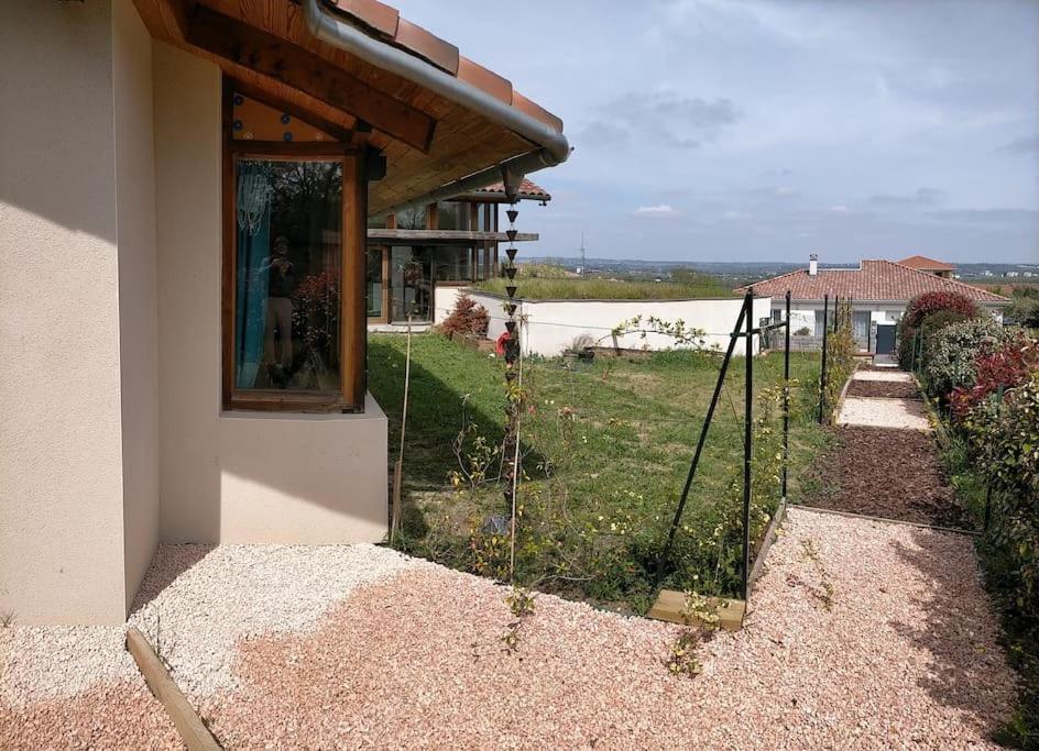 Studio Ambiance Verdoyante Et Vue Sur La Vallee Auzeville-Tolosane Extérieur photo